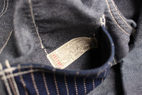 FREEWHEELERS / "KING SNIPE" JACKET (#1921010,NAVY IRONCLAD STRIPE × INDIGO WABASH STRIPE)