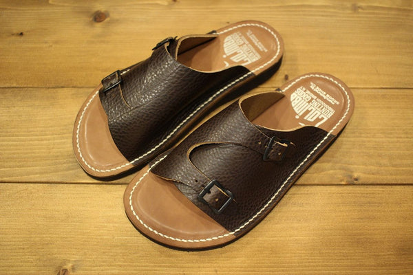 COLIMBO / PARK LODGE CAMP SITE LEATHER SANDALS (ZU-0700,BROWN)
