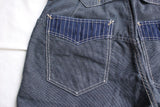 FREEWHEELERS / "KING SNIPE" PANTS (#1922010,NAVY IRONCLAD STRIPE × INDIGO WABASH STRIPE)