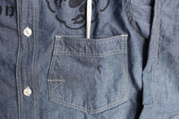 FREEWHEELERS / ENGINEER SHIRT "The LAKES" Sweet Sixteen (#1833006,INDIGO CHAMBRAY)
