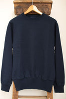 WORKERS / Crew Cotton Sweater (Navy)