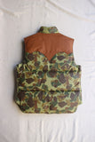Rainbow Country / ALL LEATHER DOWN VEST (RCL-10037DH,DUCK HUNTER CAMO) / 2016 model