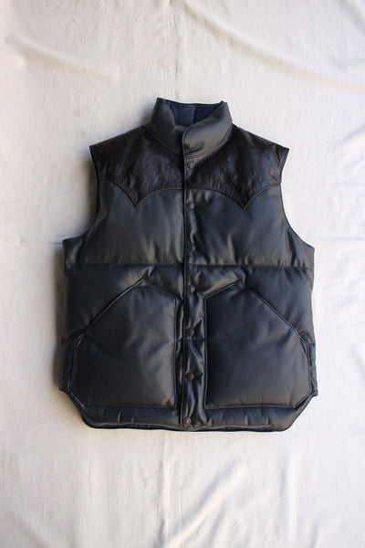 お手軽価格で贈りやすい ALL COUNTRY RAINBOW Leather Vest Down