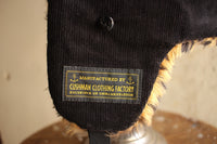 Cushman / CORDUROY AVIATOR CAP (29341,BLACK)