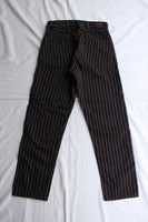 FREEWHEELERS / "BAKE HEAD" OVERALLS (#2022003,JET BLACK CHAIN STRIPE)