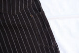 FREEWHEELERS / "BAKE HEAD" OVERALLS (#2022003,JET BLACK CHAIN STRIPE)