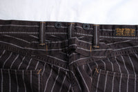 FREEWHEELERS / "BAKE HEAD" OVERALLS (#2022003,JET BLACK CHAIN STRIPE)
