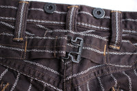 FREEWHEELERS / "BAKE HEAD" OVERALLS (#2022003,JET BLACK CHAIN STRIPE)
