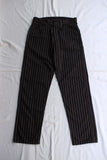FREEWHEELERS / "BAKE HEAD" OVERALLS (#2022003,JET BLACK CHAIN STRIPE)