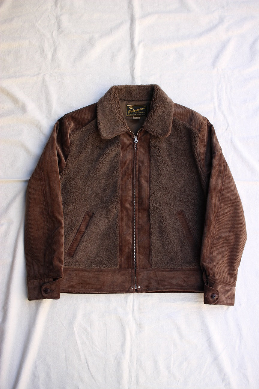 Cushman / CORDUROY & ALPACA GRIZZLY JACKET (21374,BROWN Cushman / CORDUROY & ALPACA GRIZZLY JACKET (21374,BROWN