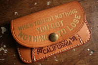BARNSTORMERS / Late 1950s Gold Leaf Card Case "Nothing To Lose" (A16-02,NATURAL)