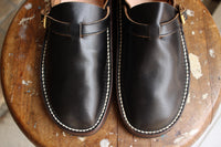 TOKYO SANDAL for McFly / HEEL HOLD SLIP-ON (TS-C01,HORSE FRONT BLACK)