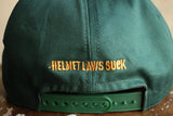FREEWHEELERS / "HELMET LAWS SUCK" (#2227013,DARK GREEN)