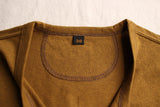FREEWHEELERS / HENLEY NECKED TYPE SHORT SLEEVE SHIRT (#1725005,OLIVE DRAB)