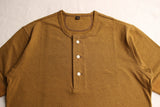 FREEWHEELERS / HENLEY NECKED TYPE SHORT SLEEVE SHIRT (#1725005,OLIVE DRAB)