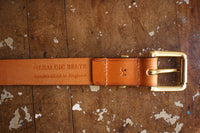 HERALDIC BELTS / 5/4" Belt (Mocha)