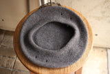 COLIMBO / HIGHLANDS WOOL BERET HAT (ZW-0614,CHARCOAL)