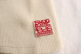 BO'S GLAD RAGS / "Health Shield Bare Lives Matter" MID 1950s STANDARD TWO-TONE PRINTED THERMAL UNDERSHIRT (C20-01,GRAY BEIGE)