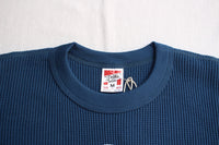 FREEWHEELERS / "Hello there" CREW NECK THERMAL LONG SLEEVE SHIRT (#2235005,BLUEBERRY)
