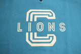FREEWHEELERS / "LIONS" ATHLETIC SWEAT SHIRT (#2234003,SAX × SOOT BLACK)