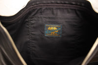 Rainbow Country / Leather "BANANA" Shoulder Bag (RCL-60023,BLACK)