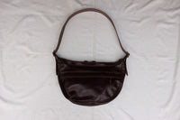 Rainbow Country / Leather "BANANA" Shoulder Bag (RCL-60023,SEAL BROWN)