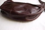 Rainbow Country / Leather "BANANA" Shoulder Bag (RCL-60023,SEAL BROWN)