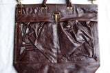 Rainbow Country / Leather Helmet Bag (RCL-60004,SEAL BROWN)