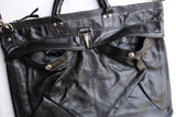 Rainbow Country / Leather Helmet Bag (RCL-60004,BLACK)