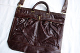 Rainbow Country / Leather Helmet Bag (RCL-60004,SEAL BROWN)