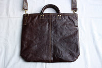 Rainbow Country / Leather Helmet Bag (RCL-60004,SEAL BROWN)