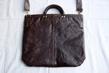 Rainbow Country / Leather Helmet Bag (RCL-60004,SEAL BROWN)