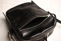 Rainbow Country / Leather Shoulder Bag (RCL-60024,BLACK)