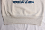 FREEWHEELERS / SET-IN CUT-OFF SLEEVE SWEAT SHIRT "NAVAL TRAINING STATION" (#2024002,OATMEAL)