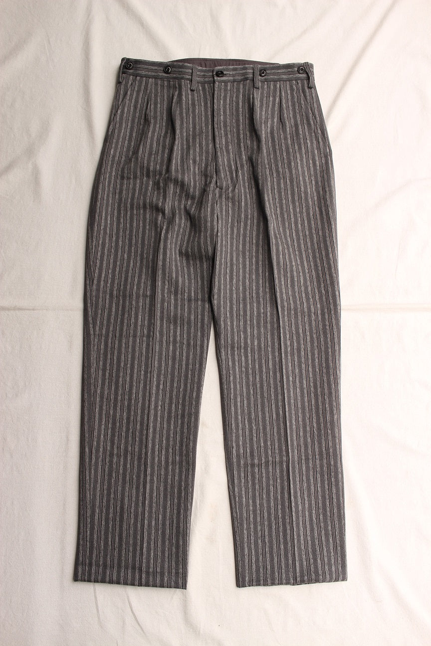 アジャスタブルコスチューム ストライプ パンツ トラウザーズ W30 アジャスタブルコスチューム ストライプ パンツ トラウザーズ