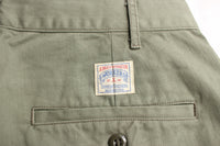 WORKERS / Officer Trousers RL Fit (Sulfur Dye Chino, Olive)