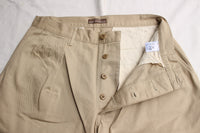 WORKERS / Officer Trousers RL Fit (Flat Chino, Beige)