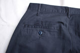 WORKERS / Officer Trousers RL Fit (Flat Chino, Navy)
