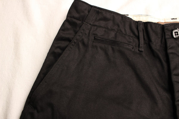 WORKERS / Officer Trousers Vintage Fit Type 2 (Black Chino