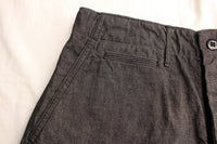 WORKERS / Officer Trousers Vintage, Type 2 (10oz Black Denim)