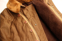 FREEWHEELERS / "TAILDRAGGER" WINTER FLYING JACKET (#2131028,DARK SEPIA BROWN)