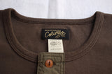 COLIMBO / THIRTY-MILES HENLEY NECK TEE L/S (ZX-0431,OLIVE)