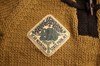 BO'S GLAD RAGS / "Thru-Hike" Trail Guide Sweater (K19-04,KHAKI / BROWNIE BLACK)