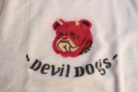 FREEWHEELERS / "U.S.M.C. VMF-111 DEVIL DOGS" SET-IN SLEEVE SWEAT SHIRT (#2134001,OATMEAL)