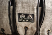 HINSON / WEATHER BEATER BANDOLEER BAG (WB-14-002,GRAY WOOL × COWHIDE)