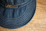 COLIMBO / PRESCOTT DENIM WORK CAP (ZW-0610,PRUSSIAN BLUE × TEAL BLUE)