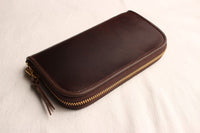 Rainbow Country / U.K. Saddle Leather Wallet (RCL-60018,RED BROWN)