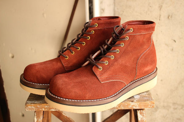 ROLLING DUB TRIO / COUPEN 7 (RDT-A12,OIL SUEDE RED BROWN