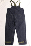 COLIMBO / OLD MIDSHIPMEN'S BIB OVERALL (ZU-0202,DENIM)
