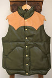 Rainbow Country / ALL LEATHER PRIMALOFT VEST (RCL-10057HC,OLIVE) / 2017 model